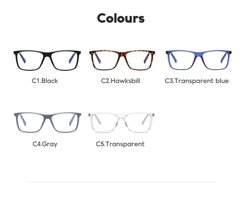Stylish TR90 Blue Light Blocking Glasses for Men & Women | Lightweight Fashion Eyewear Finley