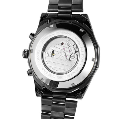FORSINING 8235 Men's Mechanical Watch – New Arrival, Stainless Steel Band, Waterproof, Luminous, Vintage Business Design