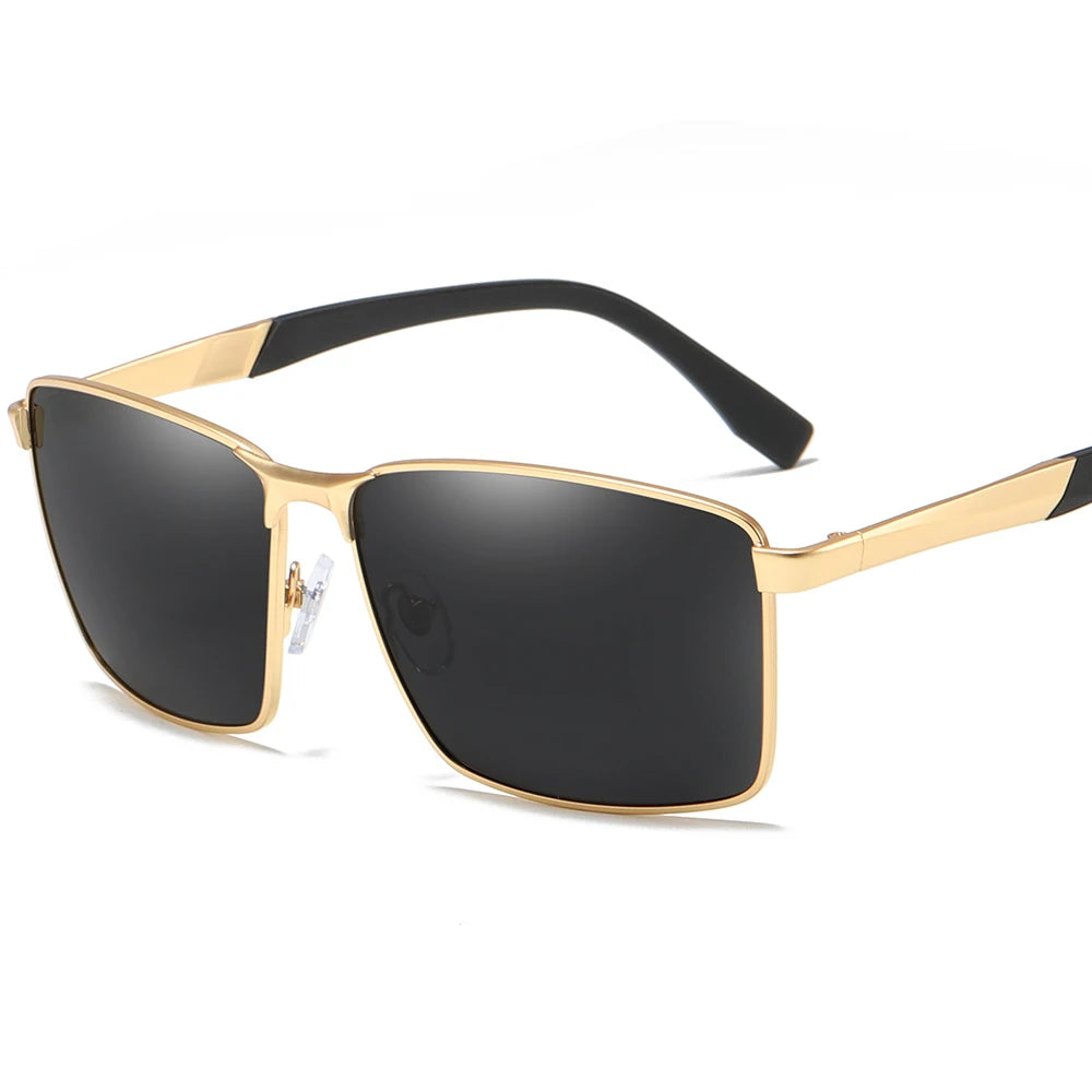 Men's Polarized Metal Sunglasses - UV400 TR90 Driving & Fishing Glasses Andy