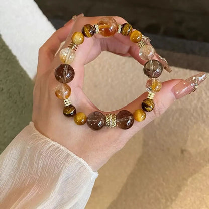 Natural Citrine Women’s Bracelet – High‑Quality Exquisite Fashion Jewelry for Energy, Positivity & Prosperity | Elegant Gift for Her