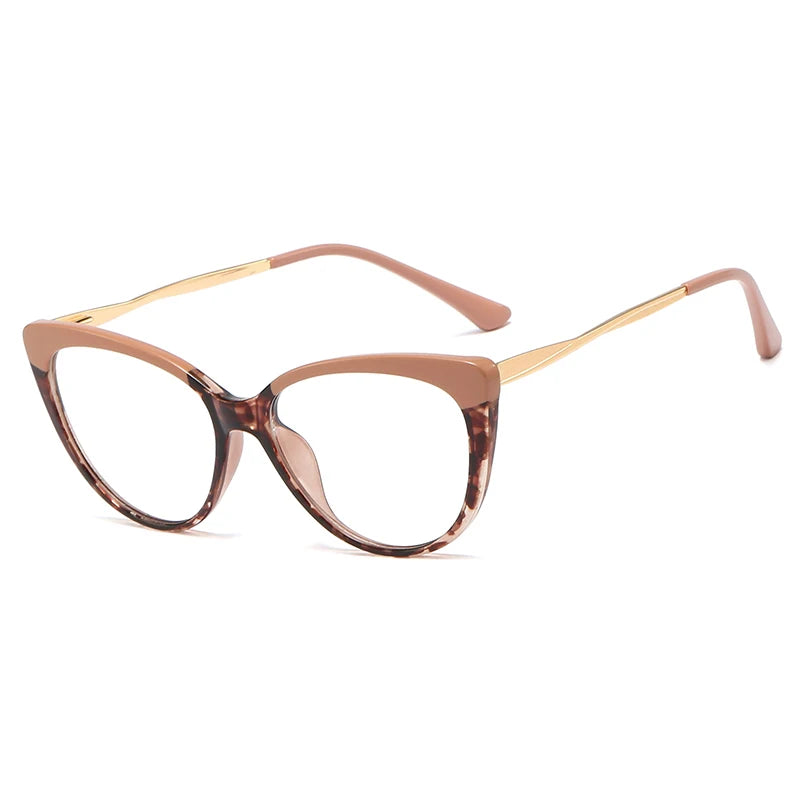Women’s Metal Spring Hinge Glasses – TR90 Frames with Blue Light Filter | Stylish & Comfortable Designer Eyewear Farah