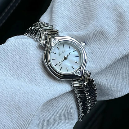 Scottie 9722 Women’s Luxury Quartz Watch – Waterproof Square Alloy Case, Stainless Steel Strap Eowyn