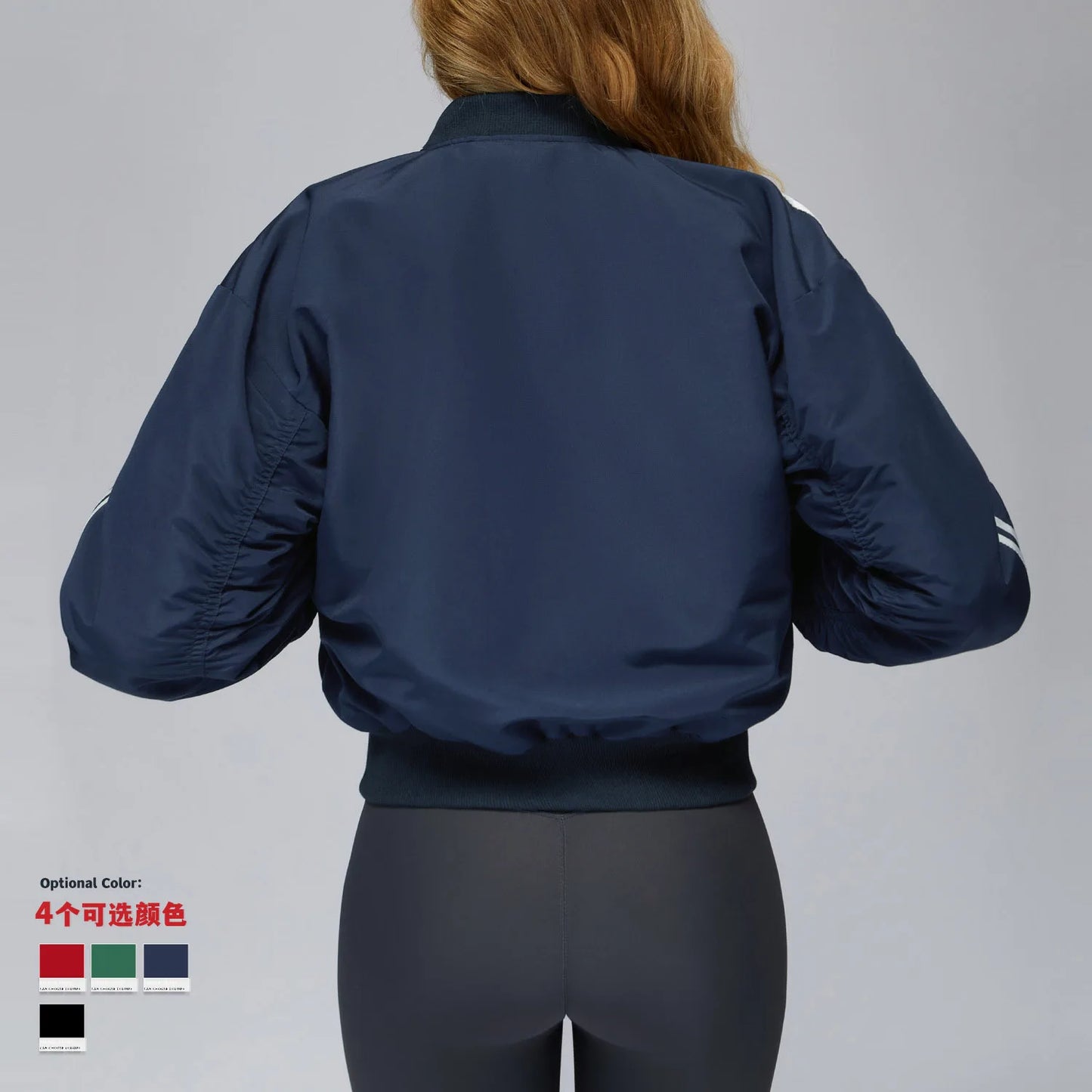 Windproof Soft Winter Padded Jacket - Women's Full Zip-Up Sportswear Cali