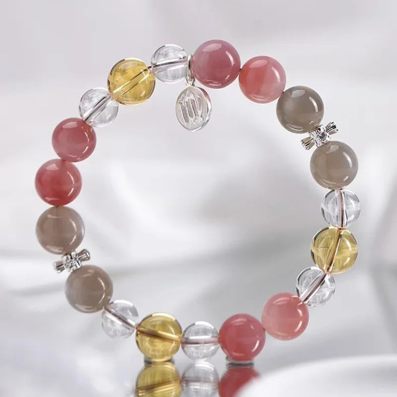 Natural Constellation Bracelet in S925 Sterling Silver – Elegant Minimalist Design, Perfect Gift for Men & Women