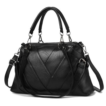 Soft Leather Handbag for Women – Large-Capacity Ladies' Shoulder Bag for Everyday Use Leila
