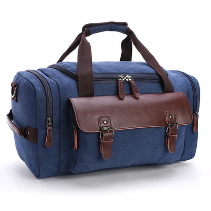 Canvas Travel Handbag – Large Capacity Crossbody Tote Bag for Travel and Daily Use
