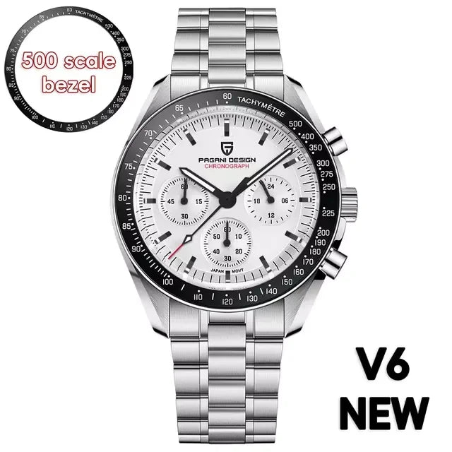 PAGANI DESIGN PD-1701 Men's Chronograph Watch - Multifunction Quartz Sport & Diving Casual Reloj Cuarzo