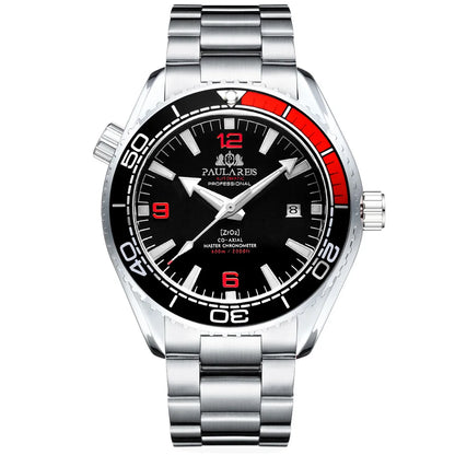 PAULAREIS Luxury Men’s Automatic Watch – Waterproof Sports Mechanical Wristwatch with Luminous Dial and Date Display Yousif