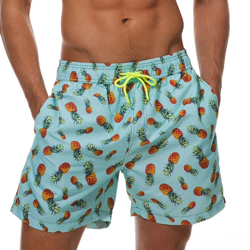 Men Beach Shorts Breathable Quick Dry