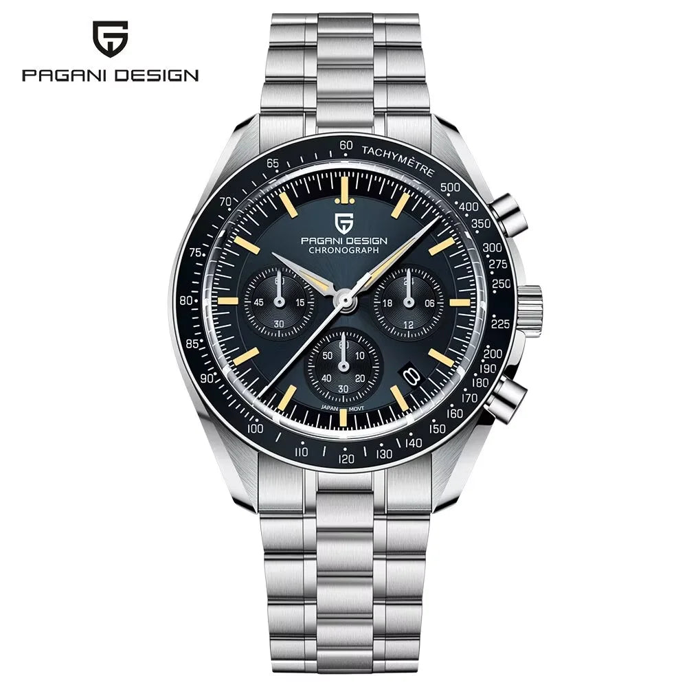 PAGANI DESIGN PD-1701 Men's Chronograph Watch - Multifunction Quartz Sport & Diving Casual Reloj Cuarzo