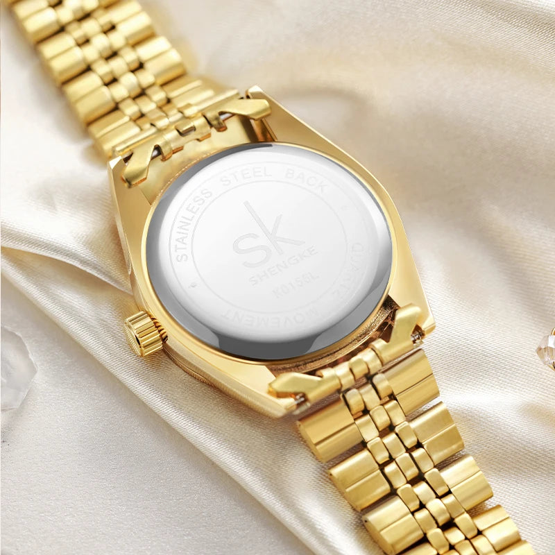 SK Gold Women’s Watch – Luxury Ladies Wristwatch Factory Outlet | Montre Femme | Reloj Para Mujer