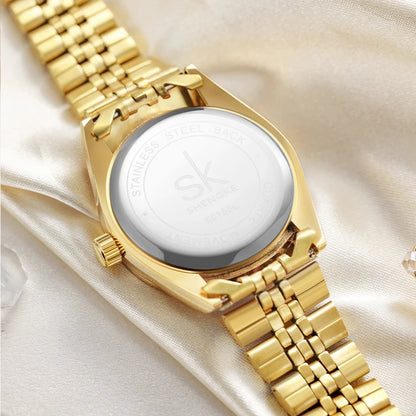 SK Gold Women’s Watch – Luxury Ladies Wristwatch Factory Outlet | Montre Femme | Reloj Para Mujer