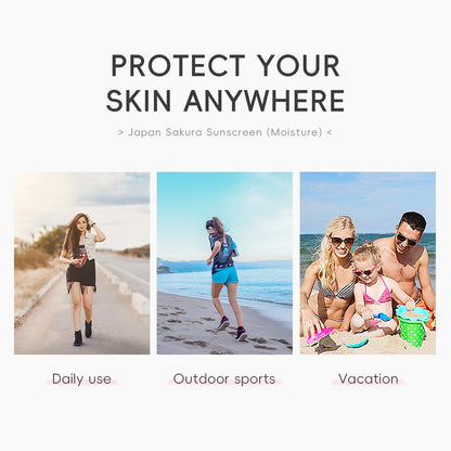 Sakura Facial Body Sunscreen Skin Protective Face Skin Sunscreen Spf50