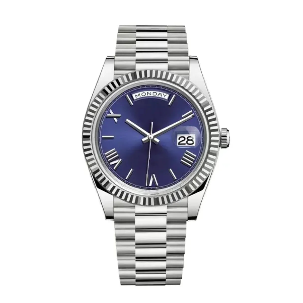 Sapphire Glass Luxury Men's Watch – Automatic Mechanical Designer Sports Watch with Stainless Steel Body & Water-Resistance