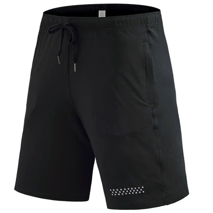 Men's Quick-Dry Sports Shorts – Reflective, Lightweight Gym & Running Shorts with Pocket