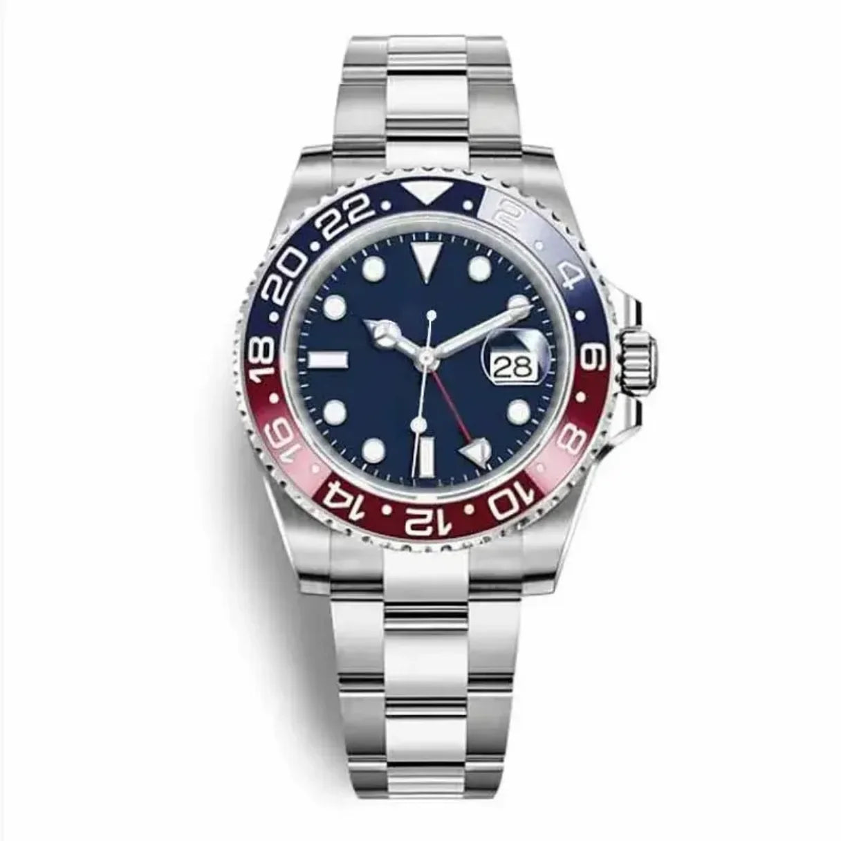 Sapphire Glass Luxury Men's Watch – Automatic Mechanical Designer Sports Watch with Stainless Steel Body & Water-Resistance