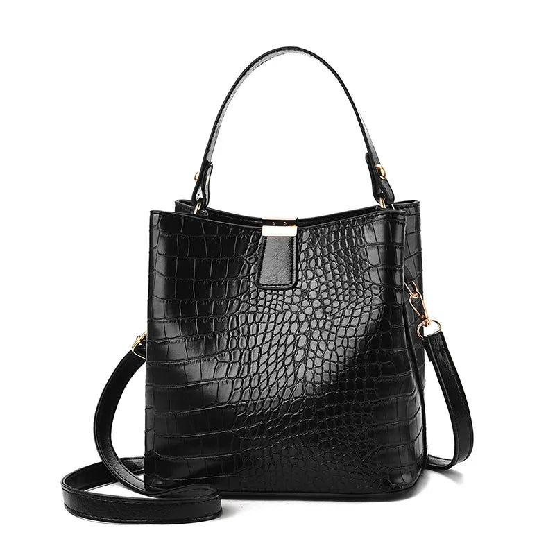 Women's Bucket Handbag - Single-Shoulder Crossbody Bag Evelyn