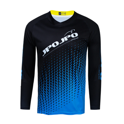 Men's MTB Downhill Jersey – Long Sleeve Mountain Bike Shirt, Breathable Cycling Tops for Riding & Outdoor Sports Damien
