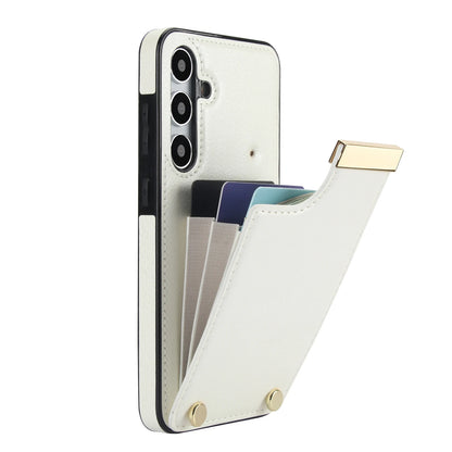 Magnetic Leather Wallet Phone Case | Shockproof Card Holder Back Cover for Samsung S24 & iPhone 15 Pro Max