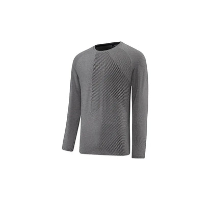 Men’s Casual Oversized Pullover – Breathable Long‑Sleeve Polyester Sports Top for Spring & Training