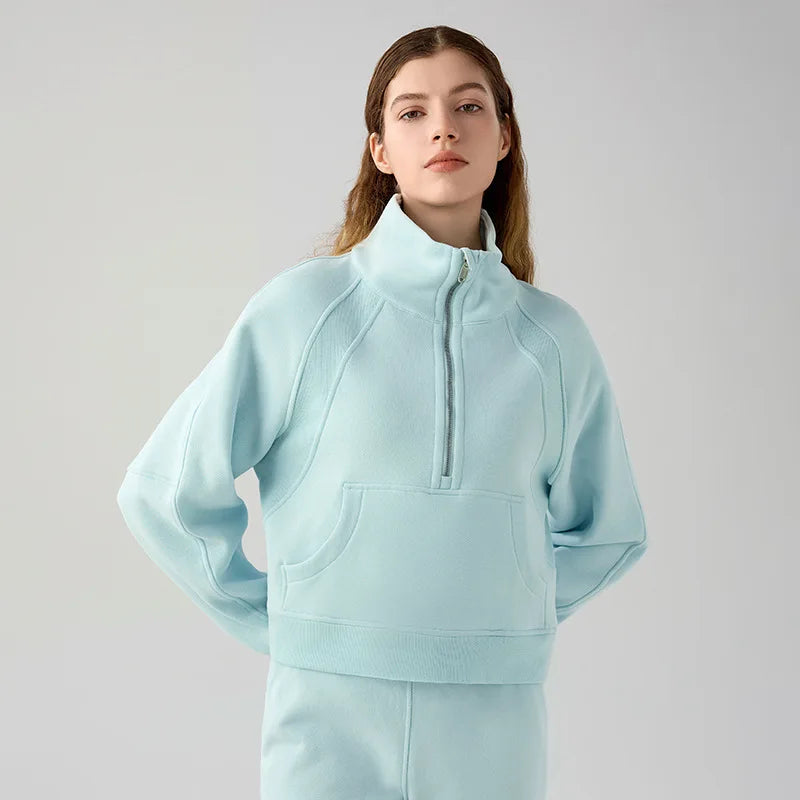 Women's Winter Fitness Jacket | High-Quality Yoga Sportswear & Warm Workout Outfit