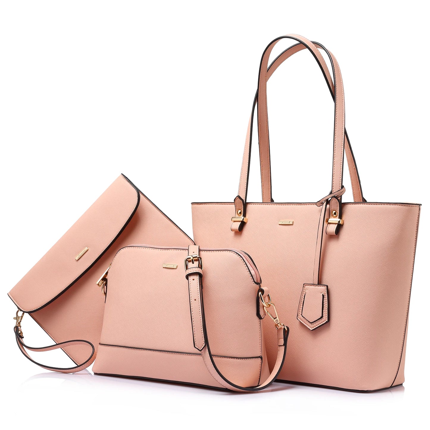 LOVEVOOK 2023 Designer Women’s Tote Bag Set – Fashion PU Leather Handbags, Luxury Crossbody Bags & Purses Marivic