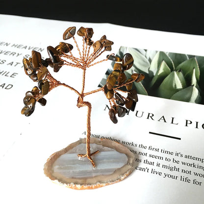 Crystal Money Tree – Natural Amethyst Tree with Healing Stones for Positive Energy, Feng Shui, and Home Decor