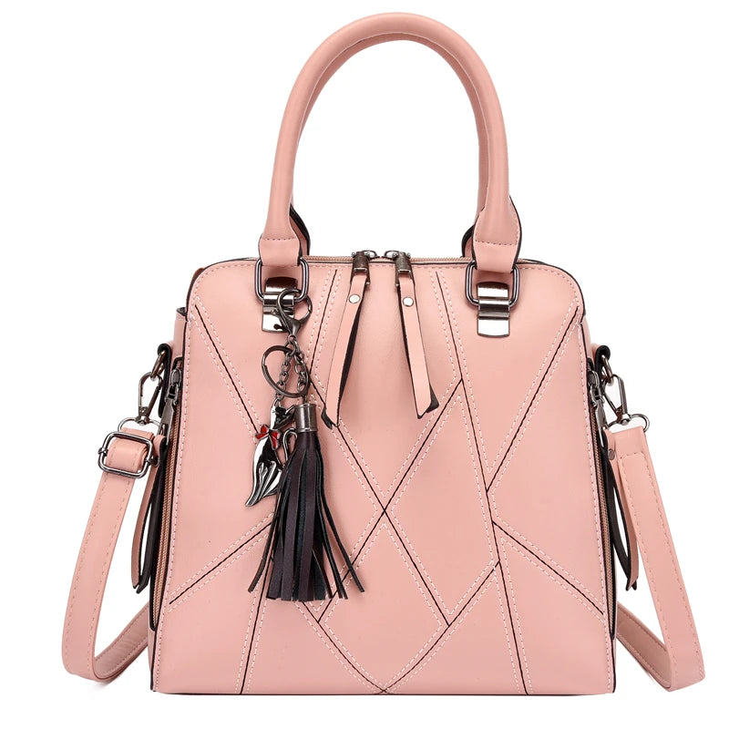 Fashion PU Leather Tote Bag Set for Women – Stylish Chain Shoulder Bags and Handbags Hannah