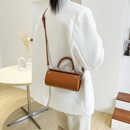 Ladies Shoulder Sling Handbag, Barrel Style Purse Bag Nancy