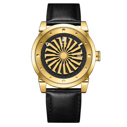 Roulette Men’s Luxury Automatic Watch | Sapphire, Auto Date, Leather Strap, Limited Edition Kelsier