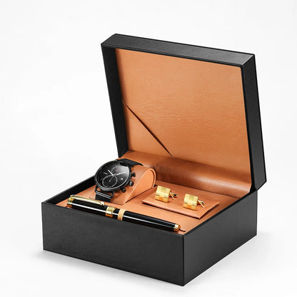 Sinobi Men’s Luxury Watch Gift Set – Business Wristwatch with Pen | Perfect Gift for Leader, Boyfriend, Husband, or Father Daniel