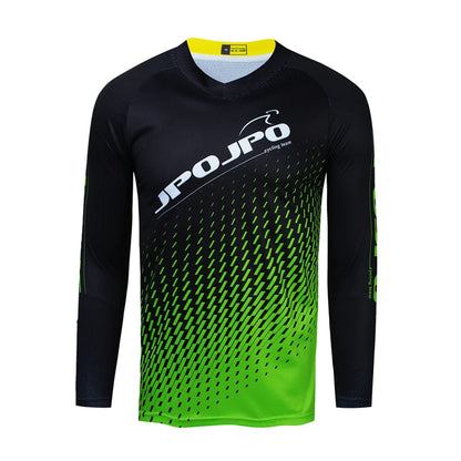 Men's MTB Downhill Jersey – Long Sleeve Mountain Bike Shirt, Breathable Cycling Tops for Riding & Outdoor Sports Damien