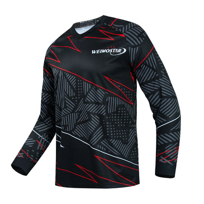 Men's Long Sleeve Cycling Jersey – Mountain Bike, Downhill, and Motocross Shirt