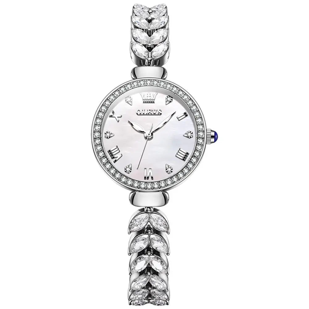 OLEVS 9971 Women's Quartz Wristwatch – Fashionable Jewelry-Inspired Lady's Watch Georgette