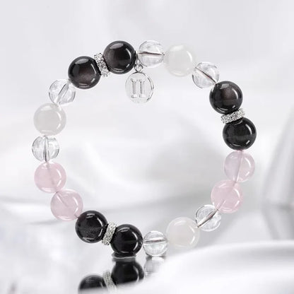 Natural Constellation Bracelet in S925 Sterling Silver – Elegant Minimalist Design, Perfect Gift for Men & Women