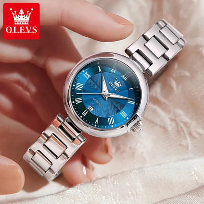 OLEVS 5608 Women’s Fashion Watch – Light Luxury Waterproof Luminous Chronograph Quartz Movement Wristwatch