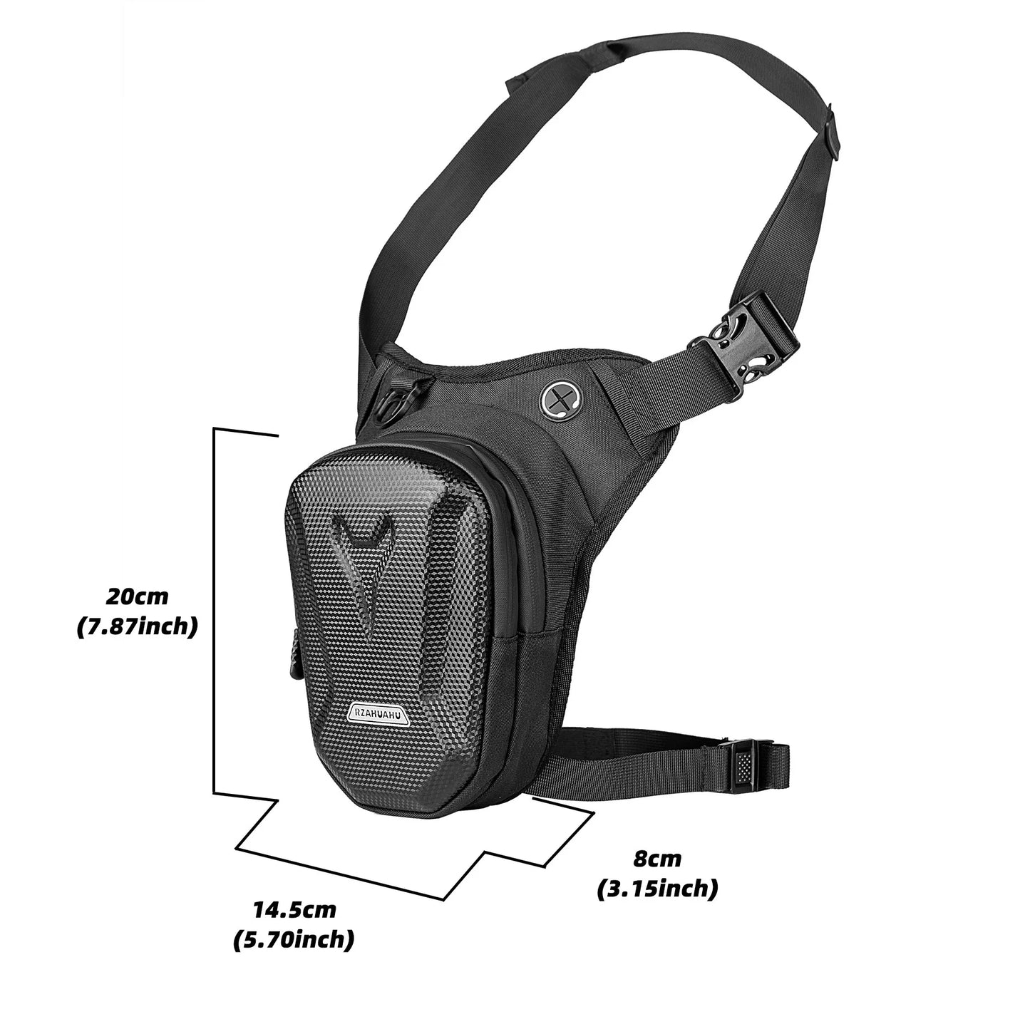 Waterproof Motorcycle Drop Leg Bag for Men & Women - Outdoor Riding, Cycling, Tactical Travel Waist Bag, Fanny Pack, Hip Belt, Bum Bag Lionel