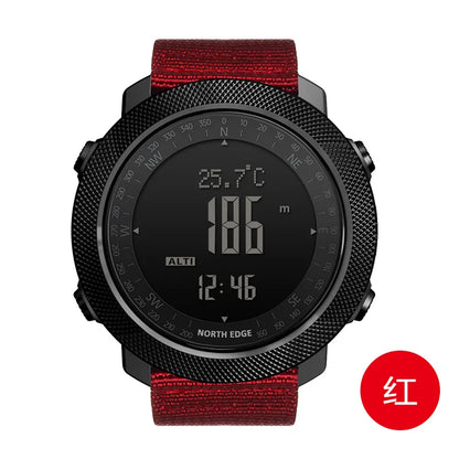 North Edge Apache Smartwatch for Men – Altimeter, Barometer, Compass, Waterproof Hiking Watch