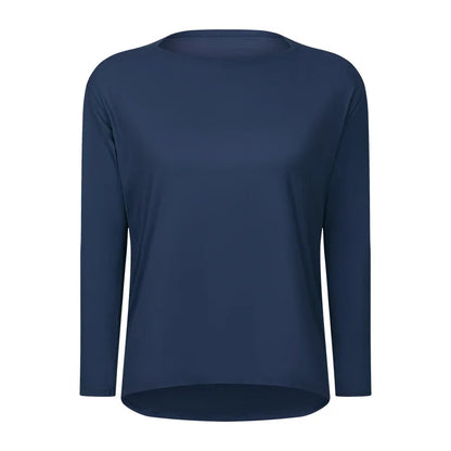 Women's Long Sleeve Yoga Shirt - Perfect for Exercise & Activewear