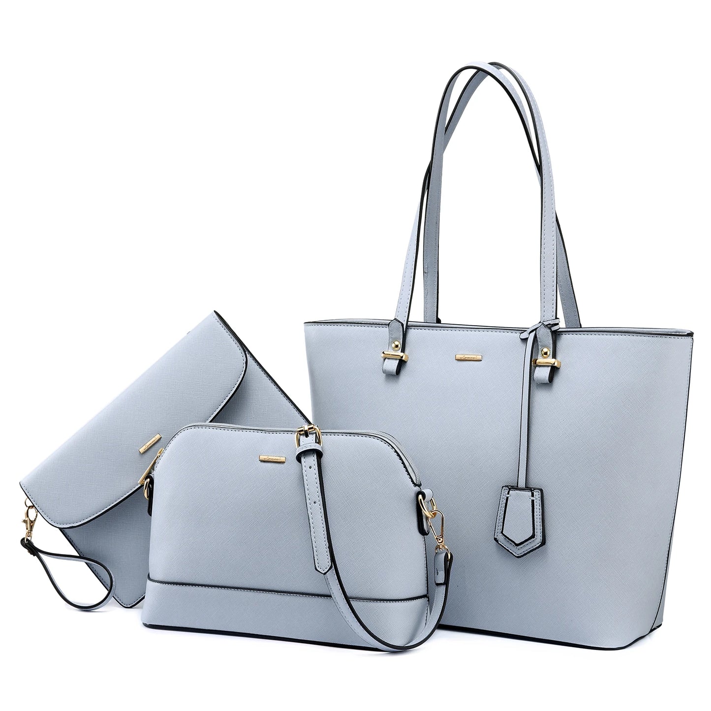 LOVEVOOK 2023 Designer Women’s Tote Bag Set – Fashion PU Leather Handbags, Luxury Crossbody Bags & Purses Marivic