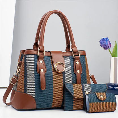 Leather Tote Bag for Women – Classic Fashion Shoulder Handbag, Customizable Ladies' Purse