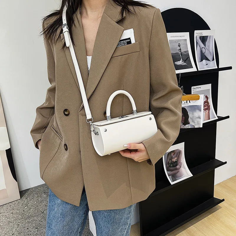 Ladies Shoulder Sling Handbag, Barrel Style Purse Bag Nancy