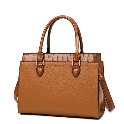 Women's Tote Shoulder Bags - Leather Satchel & Top Handle Handbags for Ladies Ellaine
