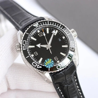 Luxury Men’s Automatic Mechanical Watch – Waterproof, Self‑Winding, Rubber Strap, Oval Case Design Dominic