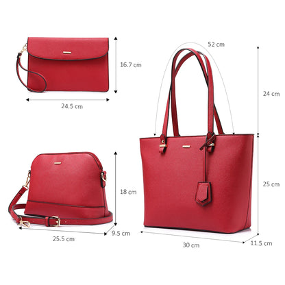 LOVEVOOK 2023 Designer Women’s Tote Bag Set – Fashion PU Leather Handbags, Luxury Crossbody Bags & Purses Marivic