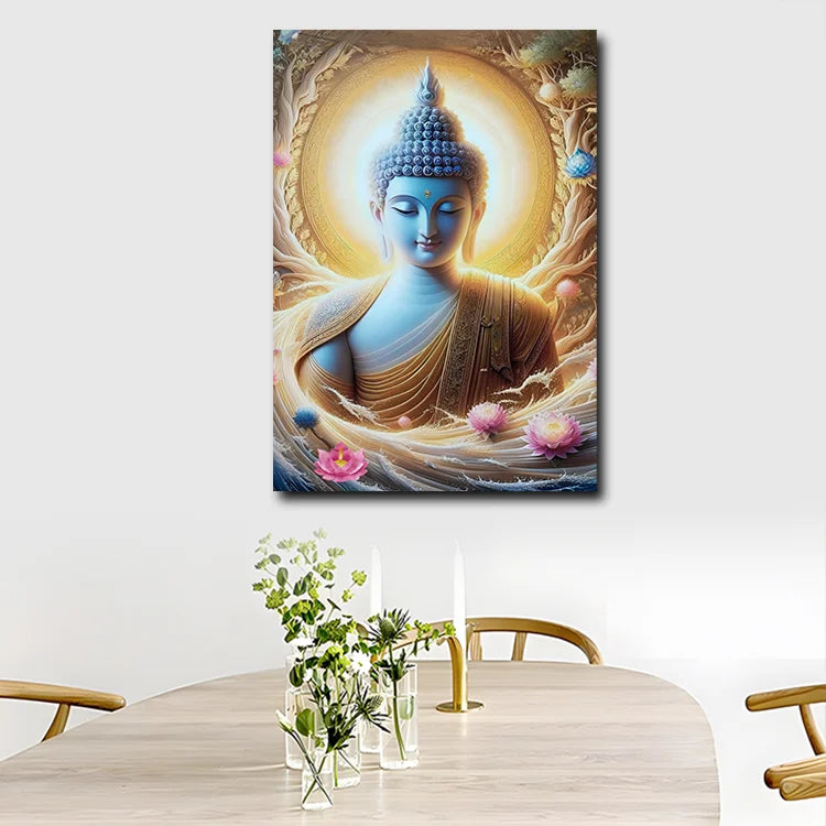 New Goddess Portrait Canvas Painting – Elegant Wall Art for Home Décor
