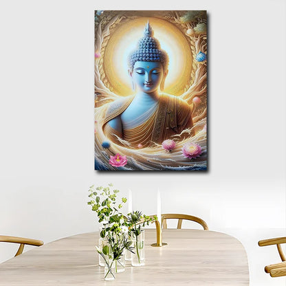 New Goddess Portrait Canvas Painting – Elegant Wall Art for Home Décor