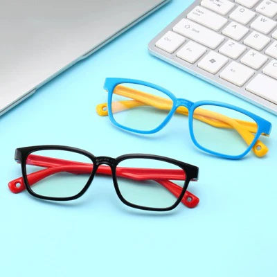 Blue Light Blocking Glasses for Kids – Comfortable Silica Gel Frames for Gadget and Screen Use Arden