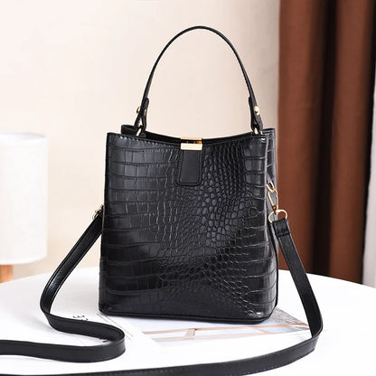 Women's Bucket Handbag - Single-Shoulder Crossbody Bag Evelyn