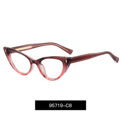 Women's Photochromic Blue Light Blocking Eyeglasses - TR90 Cat Eye Fashion Frames